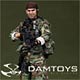 Dam Toy 1/6 Currently in Use US Navy SEALs Recon Team SAW Gunner (God Already Left Africa)