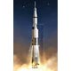 [w/First Release Bonus] Cyber Hobby Plastic Model 1/72 Apollo 11 Saturn V Model Rocket