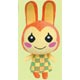 Animal Crossing: New Leaf - Bunnie S Size Plushie
