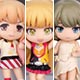 (Pre-owned ITEM:A/BOX:B)Nendoroid Petite - THE IDOLM@STER Cinderella Girls: Anzu & Kaede & Kirika & Live Stage Set [Wonder Festival 2013 Winter Exclusive](Released)