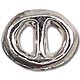 Azone Original 1/6 Doll Material Parts 5x4 Round Buckle SILVER(Back-order)