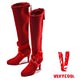 Very Cool 1/6 Knee High Boots (Red) (Doll Clothing)
