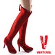 Very Cool 1/6 Knee High Boots (Red) (Doll Clothing)