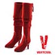 Very Cool 1/6 Design Boots (Red) (Doll Clothing)