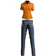 In House Produciton 1/6 Woman's Polo Shirt & Slim Cut Jeans Set (Orange) iH-023A2 (Doll Clothing)