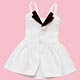 Pureneemo S Wear - WickedStyle Vest Model One-piece Dress/ White (Doll Clothing)(Preorder)