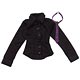 Pureneemo S Wear - WickedStyle Rock Shirt w/Tie / Black (Doll Clothing)(Preorder)