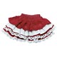 Pureneemo S Wear - WickedStyle 4 Layer Frilled Mini Skirt / Red (Doll Clothing)