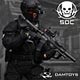 Dam Toy Ghost Series 1/6 Special OPs Center Glint Team Leader: Rider Watson