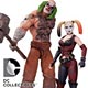 Batman: Arkham City Action Figure 2 Pack - Mr. Hammer VS. Harley Queen(Provisional Preorder)