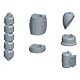 Builders Parts HD 1/144 MS Pipe 01 Plastic Model(Preorder)