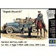 Ukraine Master Box Plastic Model 1/35 German Signal Troops 4 Figures & Horse Riding + Small Radio Car 170V