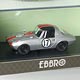 Ebbro 1/43 Toyota Sports 800 Funabashi CCC 1965 No.17 SILVER