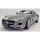 WELLY ダイキャストモデル GTAシリーズ 1/18 メルセデスベンツ SLS AMG (グレー)