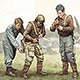 Ukraine Master Box Plastic Model 1/32 German Air Force Fighter 2 Pilots + 1 Ground Crew(Preorder)
