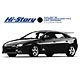 Hi-Story Resin Model 1/43 Mazda Lantis Coupe TypeR A-SPEC. MAZDA SPEED Brilliant Black(Preorder)