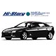 Hi-Story Resin Model 1/43 Mazda Lantis Coupe TypeR A-SPEC. MAZDA SPEED Sparkle Green Metallic