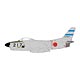 Falcon Model Diecast Airplane Model 1/72 F-86D JASDF 2nd Aircraft Wing 103rd Squadron Chitose Base(Preorder)