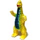 Ultra Monsters - Soft Dolls Skull Monster Red King 450 Gold Yellow