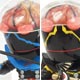 Tokusatsu Metalboy Heroes - The Four Hakaider Blue Hakaider & Gill Hakaider Unpainted Assembly Kit