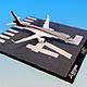 1/200 2015初飛行MRJ90 JA21MJ 飛行試験機初号機 名古屋空港RWY34ベースつき