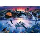 Mezase Puzzle no Tatsujin (Lassen, Glowing Puzzle) Orca World II 1000pcs (13-015)(Released)