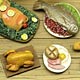 Resin Diorama Accessories 1/35 盛りつけられた料理セット 1