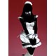 1/6 メイド コスチュームセット ブラック(ドール用衣装)