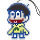 おそ松さん 十四松アイロンビーズ風ストラップ