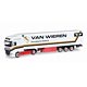 1/87 DAF XF SSC Euro 6冷蔵ボックスセミトレーラーVan Wieren