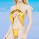 1/6 セクシービキニ (メタリックゴールド) (ATX-017B) (ドール用衣装)
