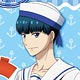 スタミュ ミニタペストリー 月皇海斗 水兵ver
