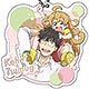 甘々と稲妻 アクリルキーホルダー つむぎ&公平