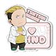 はんだくん アクリルバッジ 筒井あかね