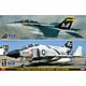 【特典】1/72 F-4J ファントム2&F/A-18F スーパーホーネット “ジョリー ロジャース” プラモデル