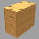 1/35 米・30口径用弾薬箱・木製型