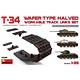 1/35 T-34戦車用ウェハータイプ履帯セット(連結可動式)