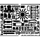 1/48 九九艦爆11型エッチングパーツ (H社用)