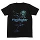 遊☆戯☆王VRAINS プレイメーカー Tシャツ/ブラック-M