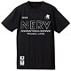 EVANGELION ネルフ ドライTシャツ/BLACK-S