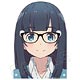 エロマンガ先生 アクリルメガネスタンド 高砂智恵