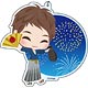 天下統一恋の乱 Love Ballad~華の章~ デカキーホルダー 豊臣秀吉 ちびキャラver