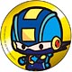 コロコロ40周年×ロックマンエグゼ カンバッジ ロックマン