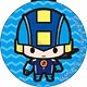 コロコロ40周年×ロックマンエグゼ カンバッジストラップ ロックマン