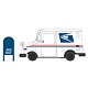 1/64 United States Postal Service (USPS) Long-Life Postal Delivery Vehicle (LLV) with Mailbox