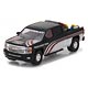 1/64 2015 Chevy Silverado in Black with Safety Equipment in Truck Bed