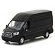 1/43 2017 Ford Transit Extended Van High Roof - Black