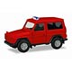 1/87 ミニキット メルセデスベンツ G-Modell レッド 無塗装/警告ライト付き