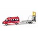 1/87 VW クラフター バスHD with safety traffic trailer ニッテナウ消防署