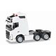 1/87 Volvo FH Gl. 6x2 リジッドトラクター with Headlights and two flashing lights ホワイト